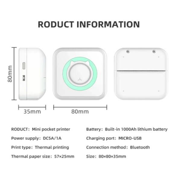 Преносим фотопринтер MINIPRINT