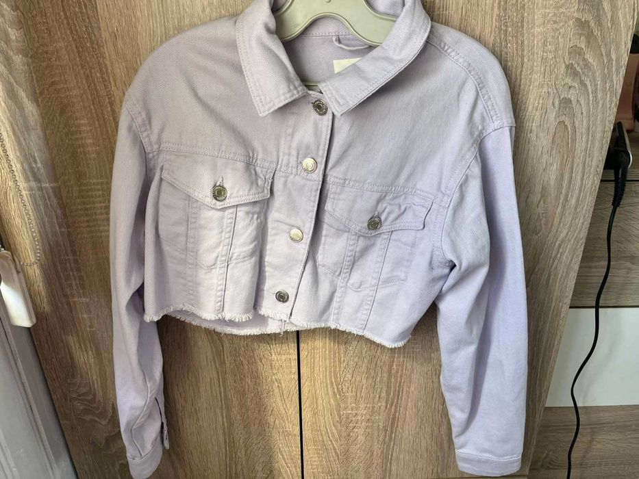 Якета бяло зимно +дънково