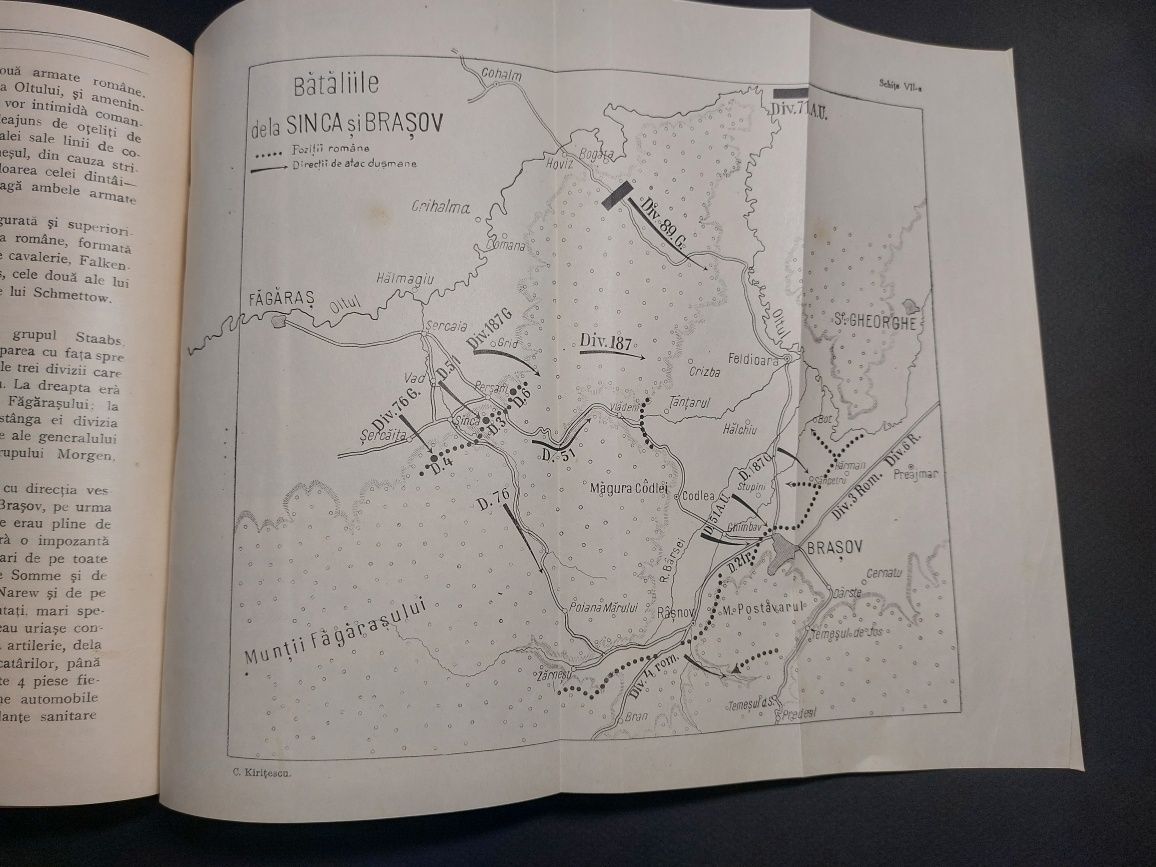 Carte veche Istoria războiului pentru intregirea României