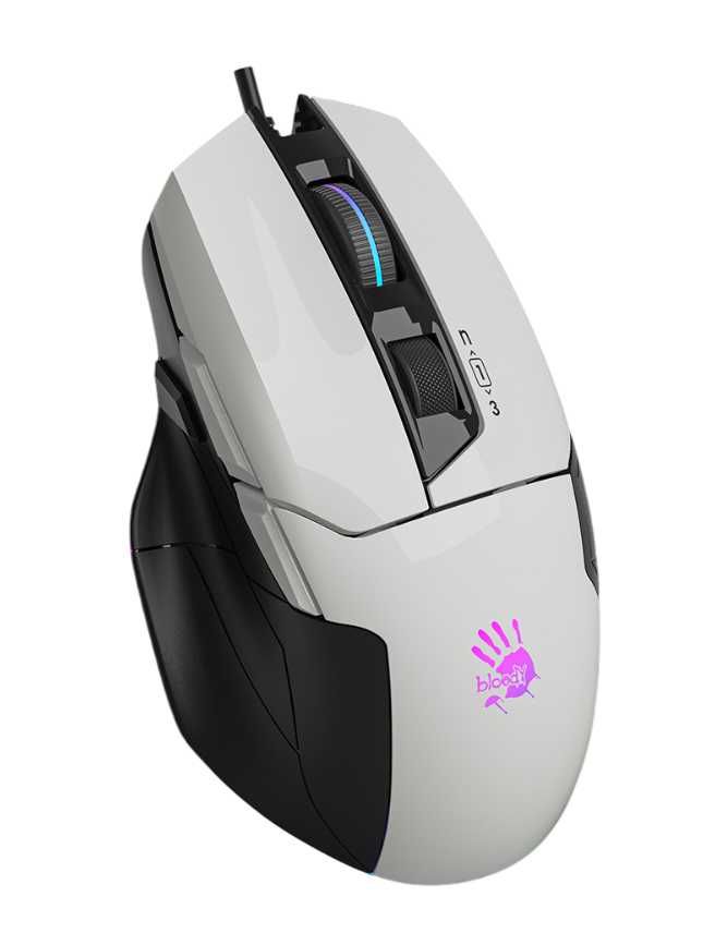 A4Tech Bloody W70MAX STONE PANDA WHITE RGB MouseПроводная игровая мышь