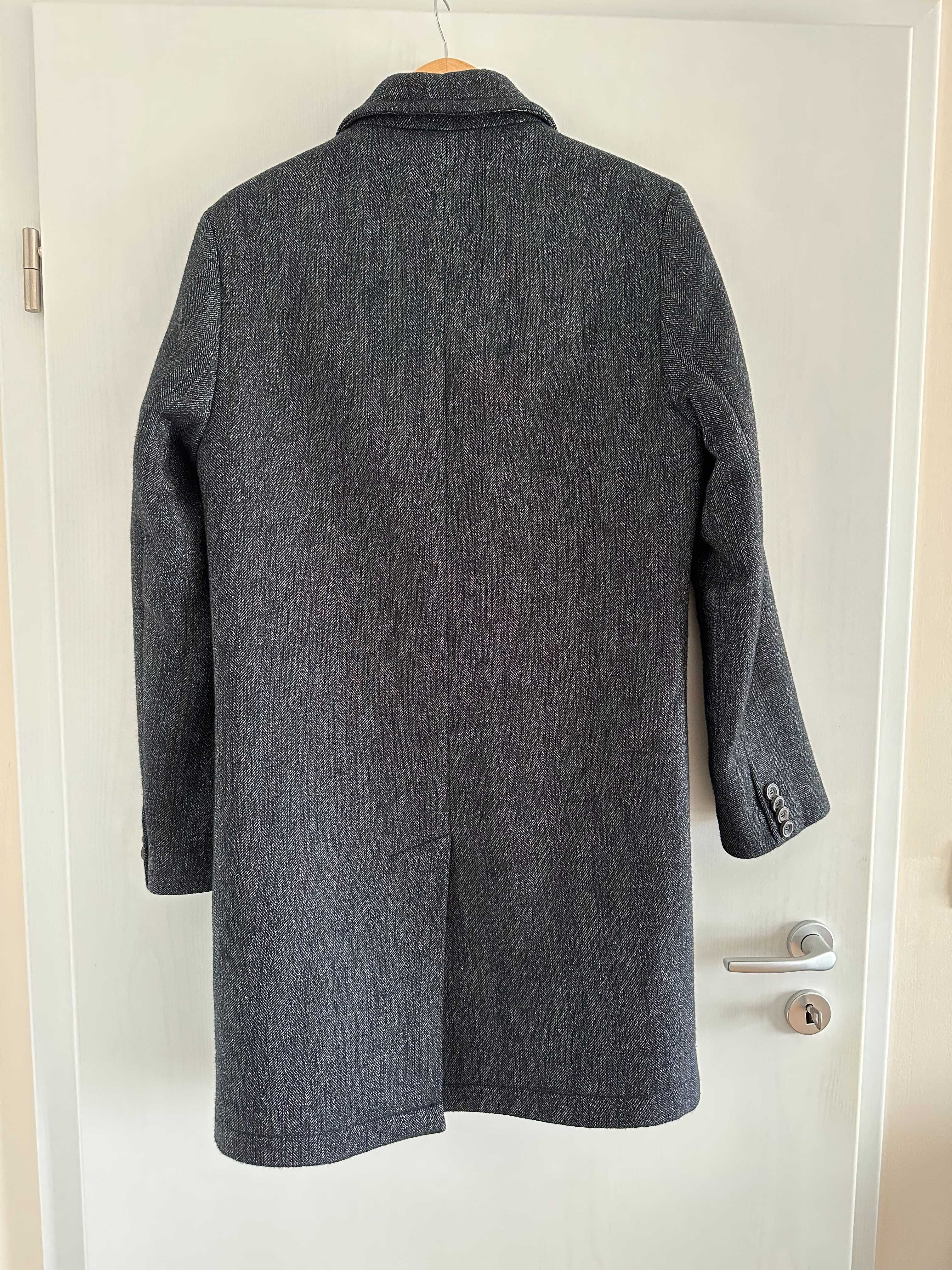 palton de lana, ZARA, gri marimea 42(52)