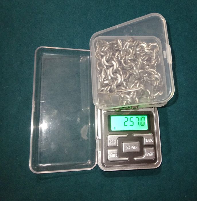 Цепь серебро 257 гр Бисмарк