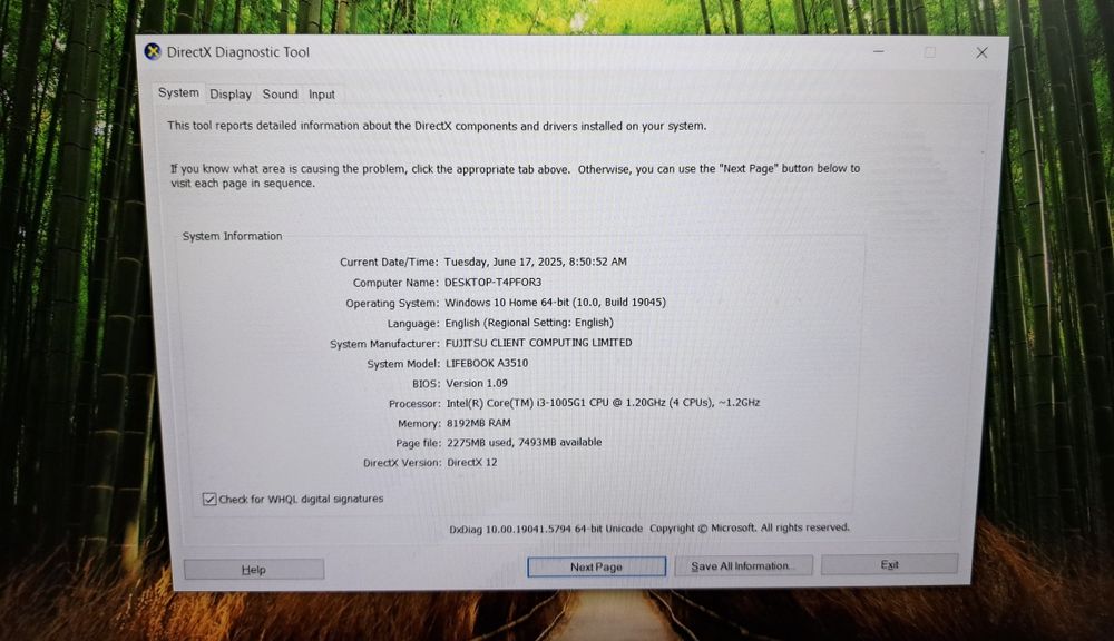 Fujitsu LifeBook A3510 Intel Core i3-1005G1 Bmg Amanet 90165