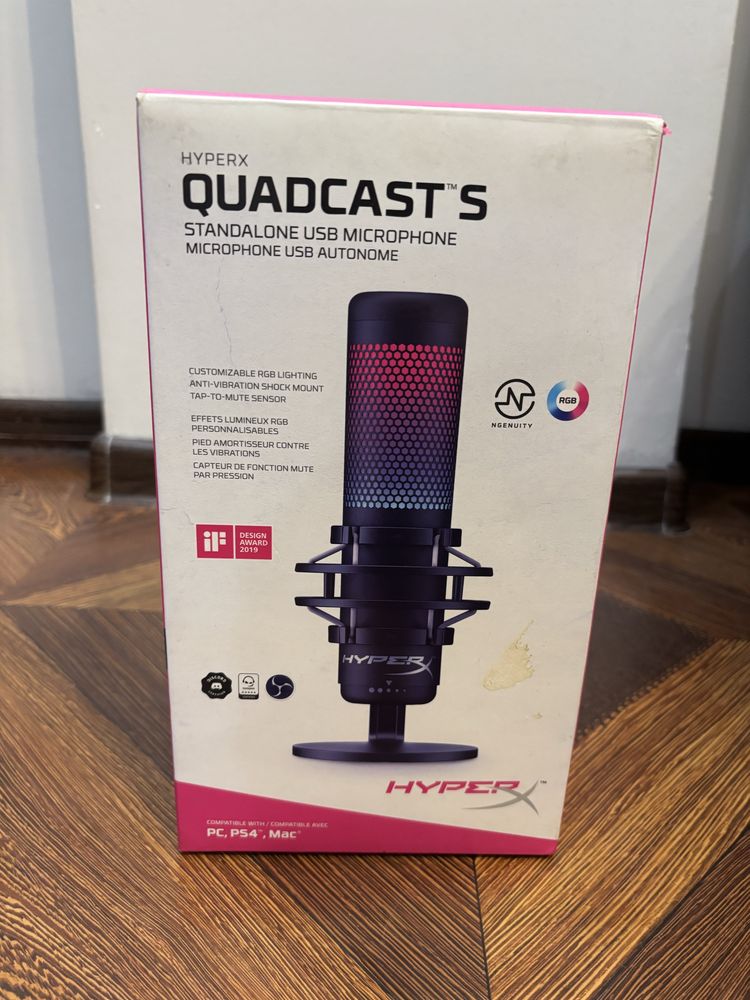 Продам микрофон, Hyper X Quadcast s