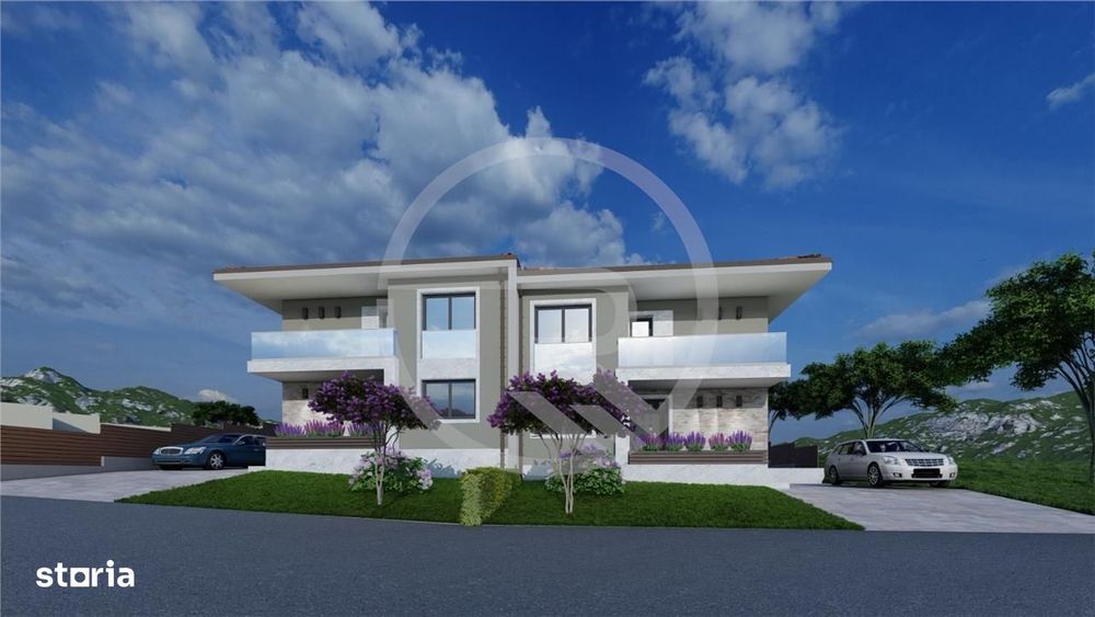Casa Tip Duplex parter+etaj,450 mp de teren, situata in Chinteni!