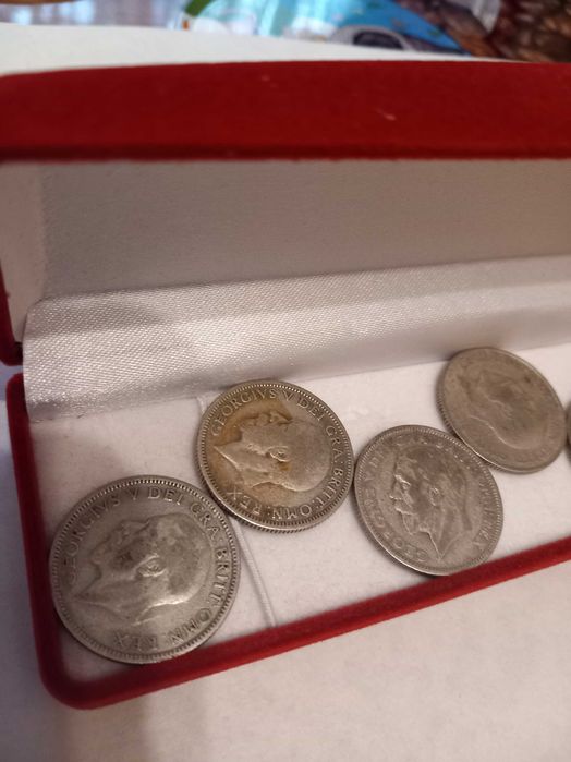 colectie 10 monede Argint  1920-1929