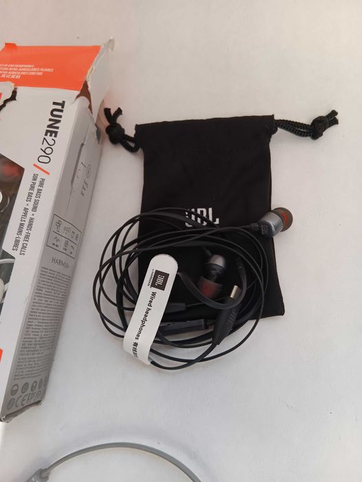 Casti cu fir JBL, casti wireless , albe,negre, gri,perfect functionale