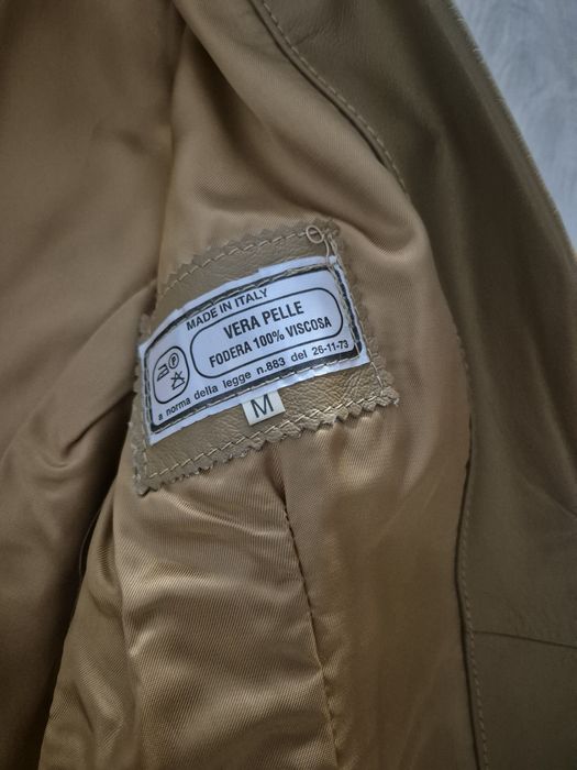 Sacou piele, marime potrivita S