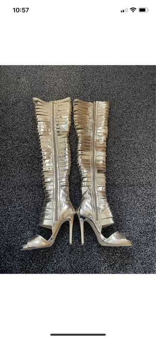 Cizme  peste Genunchi Gladiator Aurii 40 Atelier Faiblesse