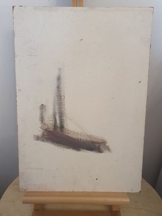 Pictura ulei pe carton