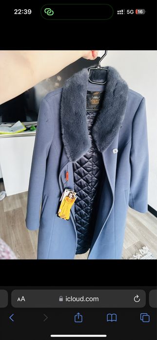 Пальто сатылады көк