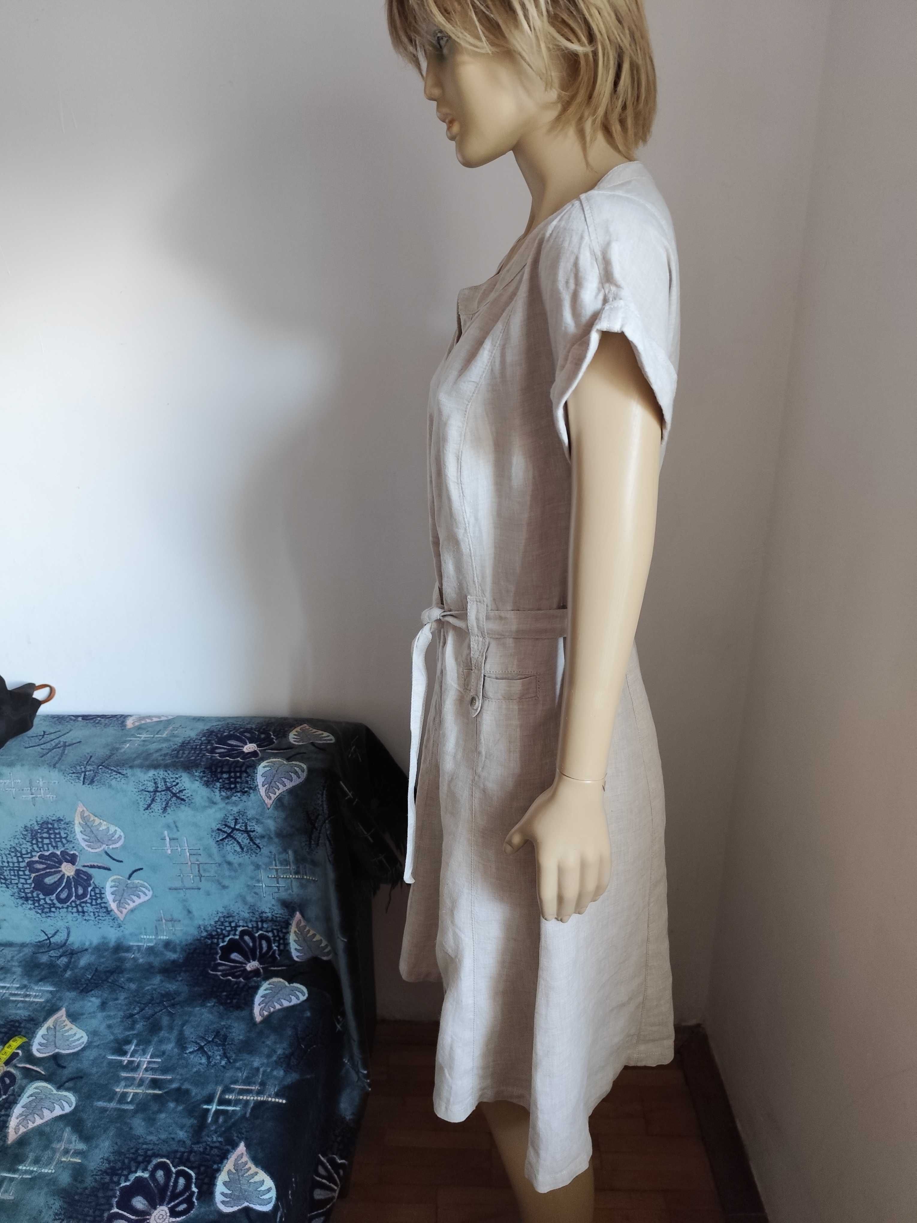 Rochie din in PUBLIC-masura 38-40-Noua!