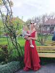 Rochie lunga rosie