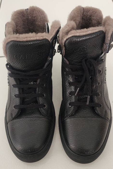 Мужские кожаные сапоги CABANI