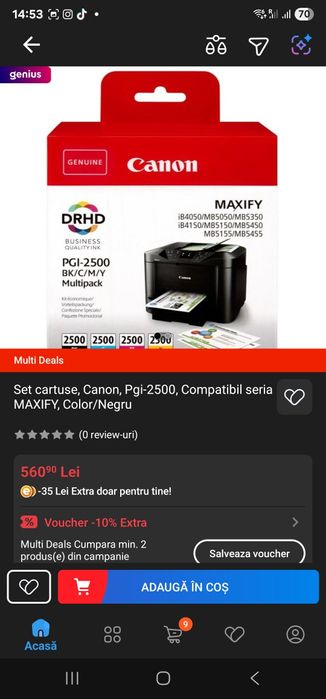 Cartușe  CANON originale