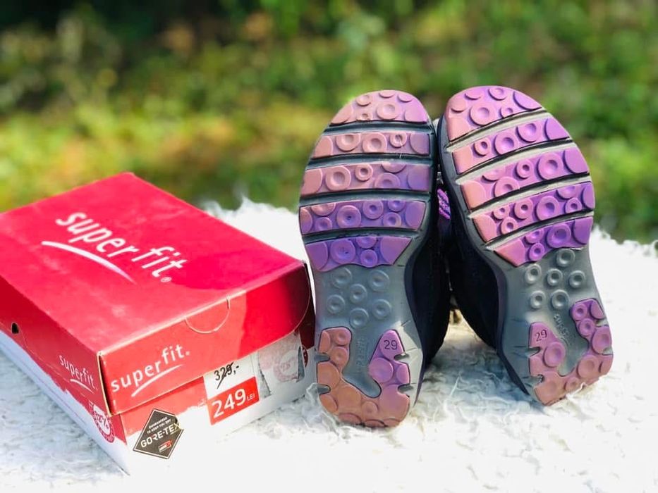 Ghete fata  SUPERFIT-marinea 29,inter19cm,piele,Goretex,impermeab,GEOX