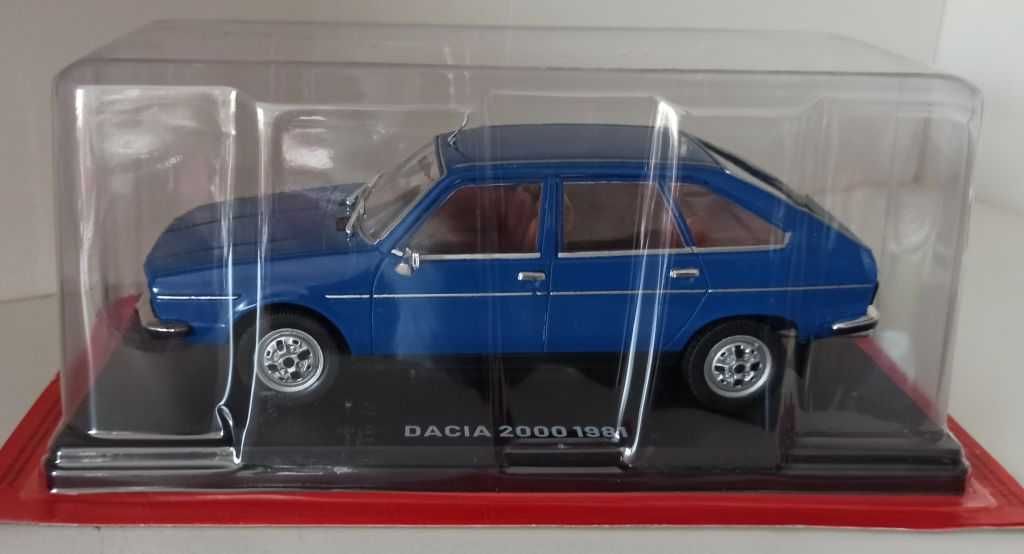 Macheta Dacia 2000 1981 - Hachette Automobile de Neuitat 1/24