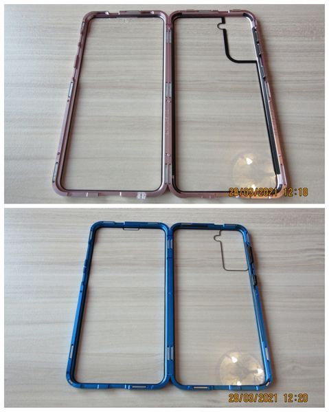 Samsung Galaxy S21 / S21 FE / Двоен 360 градуса магнитен кейс