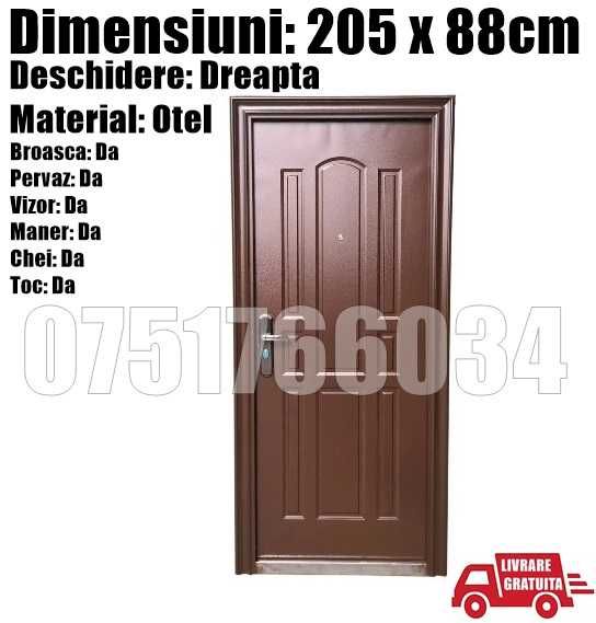 Usa Metalica Intrare BR19 Dreapta Apartament Birou LIVRARE GRATUITA