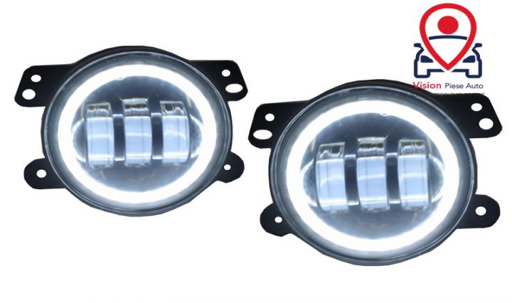 Proiectoare Ceata Full LED CREE Dublu  Wrangler JK