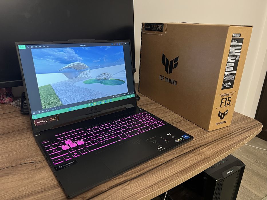 Laptop ASUS tuf gaming i5 gen12 rtx 3050