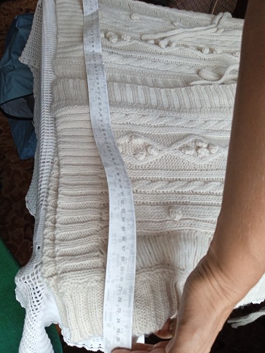 Нова дамска жилетка, тип Пончо