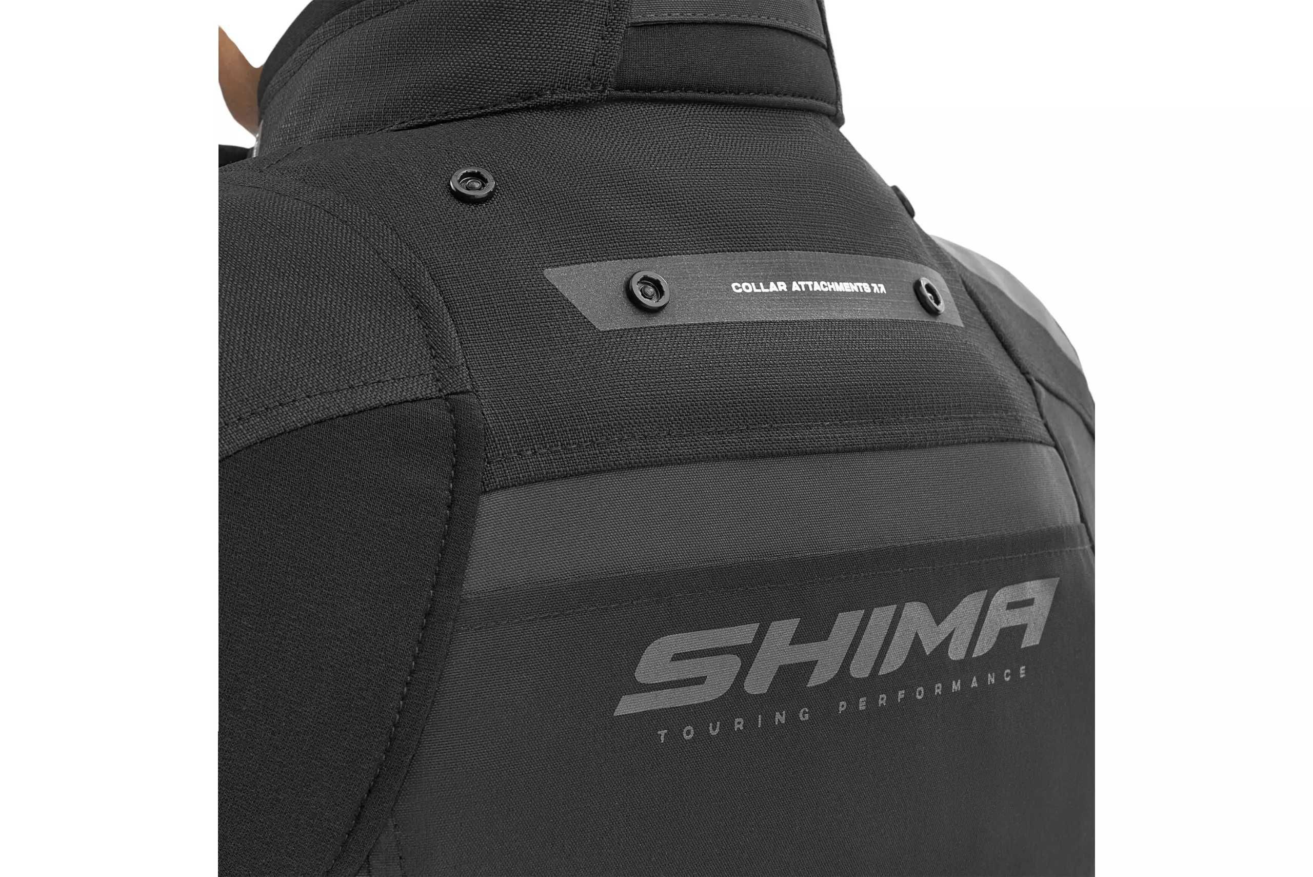 Дамско текстилно мото яке  SHIMA DUNE WP Black/Gray