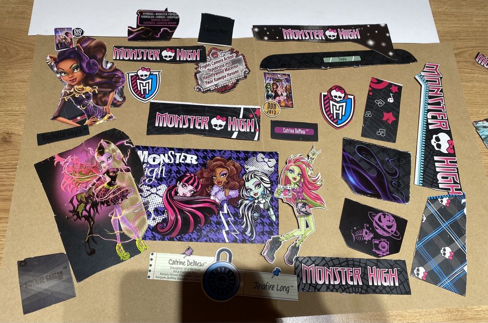 Плакати и изрезки на Monster High