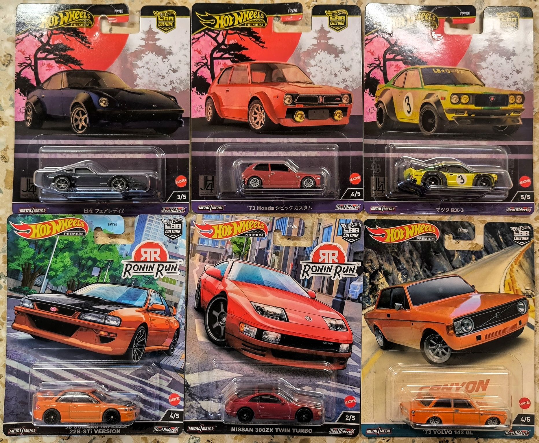 Hot Wheels Premium/ Car culture; Boulevard; F&F