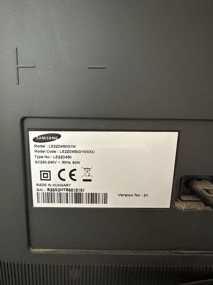 SAMSUNG 22 inch HD Ready LCD TV + USB