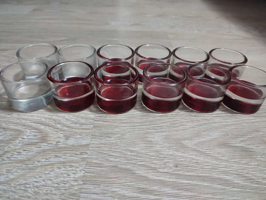 12 suporți de lumânare tip pastilă