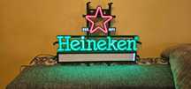 reclame luminoase bere Heineken
