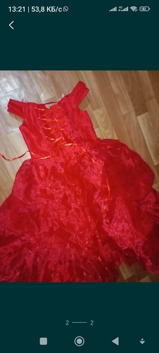 Бальное платье 6-9 7500тг.
