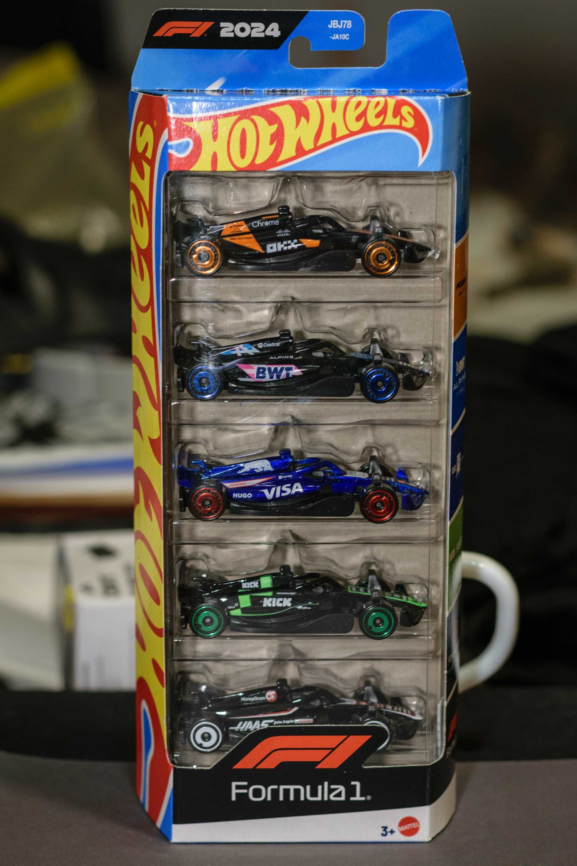 Set 5 masini Hot Wheels Formula 1