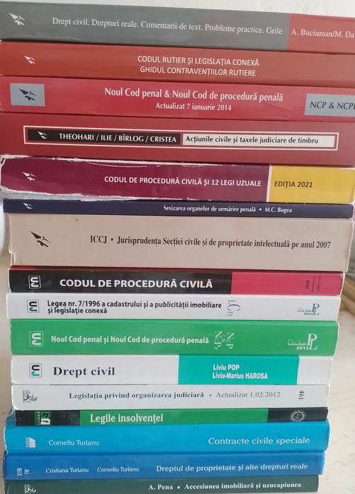 Vând cărți diverse, la lot