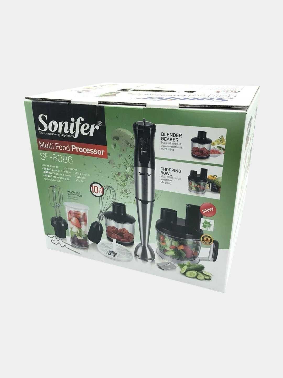 Погружной блендер, миксер Sonifer SF-8013, 4 в 1