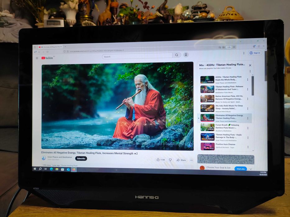 HANNspree HT231HPB 23-Inch Touch Screen HDMI Full HD LED Monitor