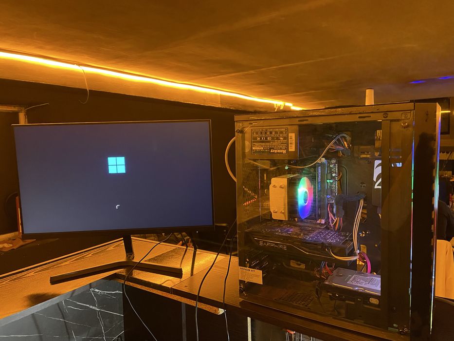 кейс для игр RX 470 core i7 3770 monitor 165ghz