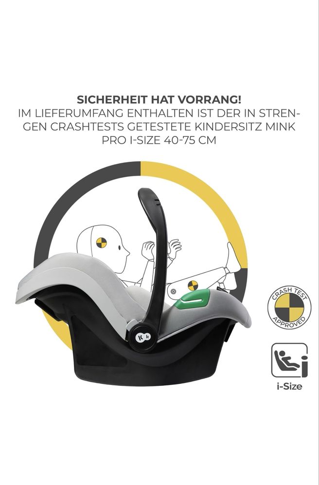 Бебешка количка Kinderkraft ESME 3 в 1