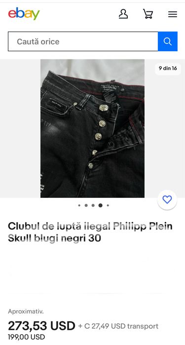Blugi Philipp Plein {Editie Illegal Fight Club}