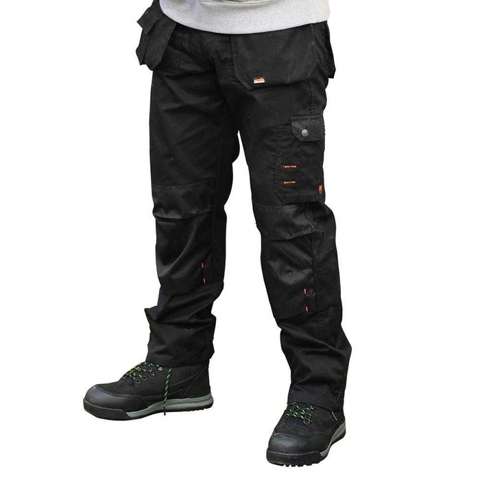 Pantaloni electrician SCRUFFS WORKER Plus Work Trousers BLACK