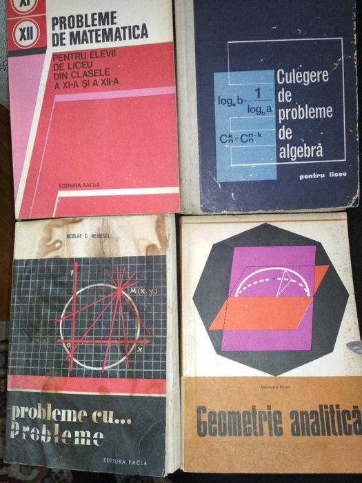 Carti tehnice pentru profil mecanic si culegeri matematica
