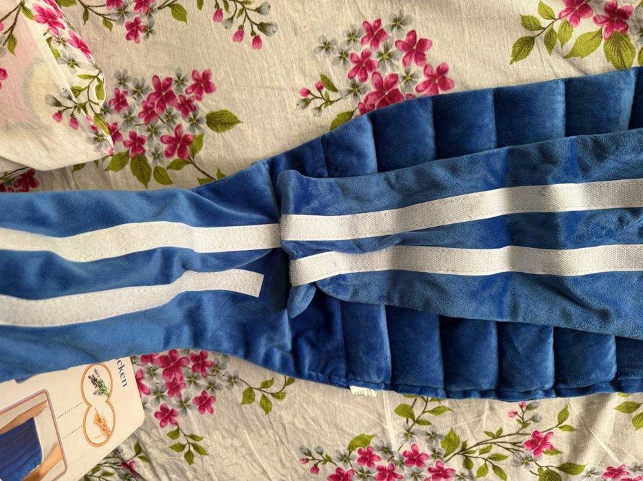 ГРЕЛКА для тела наполненная  с пшеничными зёрнами и ароматной лавандой