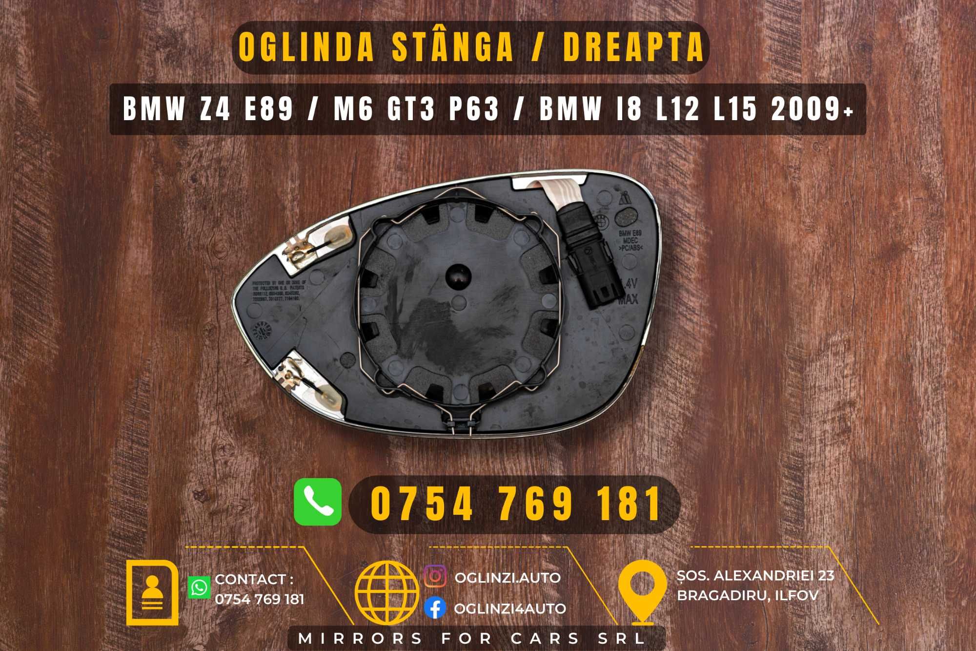 Oglinzi OEM BMW Z4 E89, M6,oglinda stanga/dreapta BMW i8 L12 L15 2009+