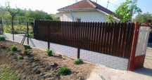 Construim garduri si porti din sipca metalica, panouri stil jaluzele,