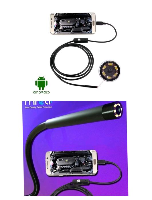 Camera Endoscopică 2m / 5.5mm Tip C și leduri integrate HD720p Waterpr