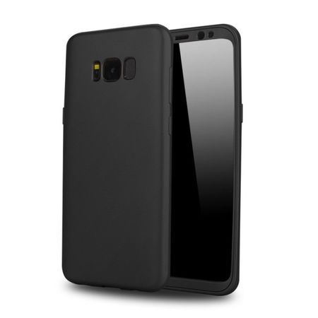 Husa Full Cover 360° (fata+spate) pentru Samsung Galaxy S8 Plus negru