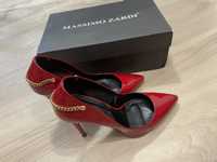 Червени обувки Massimo Zardi
