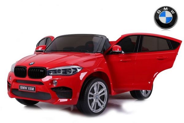 Masinuta electrica Kinderauto BMW X6M 12V XXL PREMIUM #Rosu