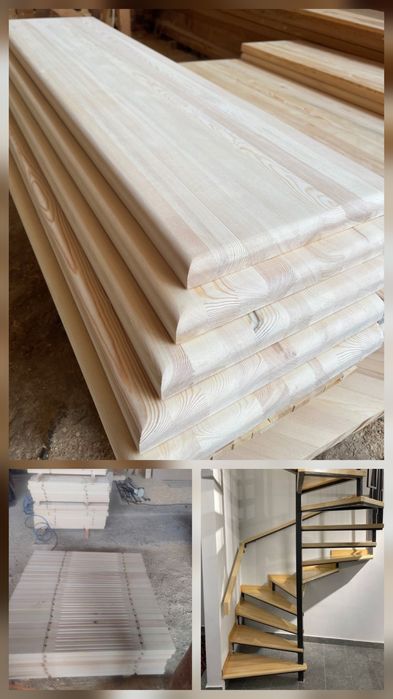 Деревянный Ступени Перила Балясина